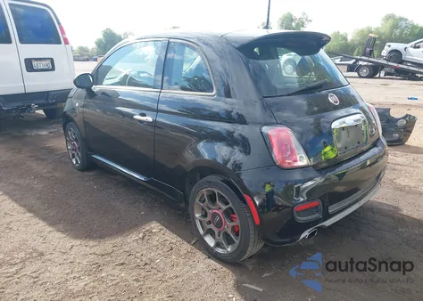 2013 Fiat 500 Sport Cattiva из США, поврежденный, VIN 3C3CFFBR9DT744591